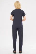 Anrasit Kadın Konfor Üniforma Takımı - Görsel 2