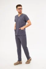 Antrasit Erkek Konfor Üniforma Takımı - Görsel 2