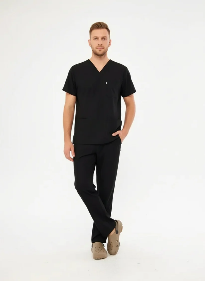 y Siyah Erkek Konfor Üniforma Takımı - Görsel 1