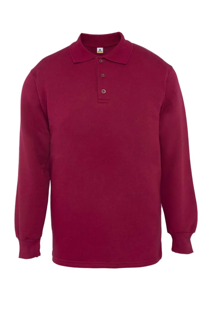 Polo Yaka Uzun Kollu Sweatshirt - Görsel 8