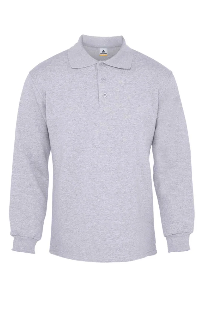 Polo Yaka Uzun Kollu Sweatshirt - Görsel 2