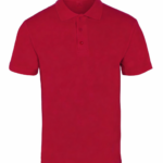 Bordo Pike Kumaş Polo Yaka T-Shirt