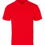 Kırmızı Pike Kumaş Polo Yaka T-Shirt