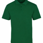 Koyu Yeşil Pike Kumaş Polo Yaka T-Shirt