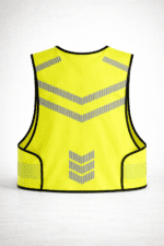 👉 reflektörlü fileli iş yeleği arka görünüm reflektif şeritli güvenlik yeleği