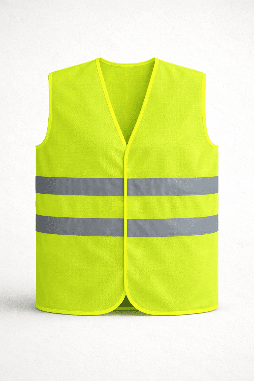 🖼️ ÖN GÖRSEL 👉 reflektörlü iş yeleği fosforlu güvenlik yeleği cırt cırtlı ön görünüm