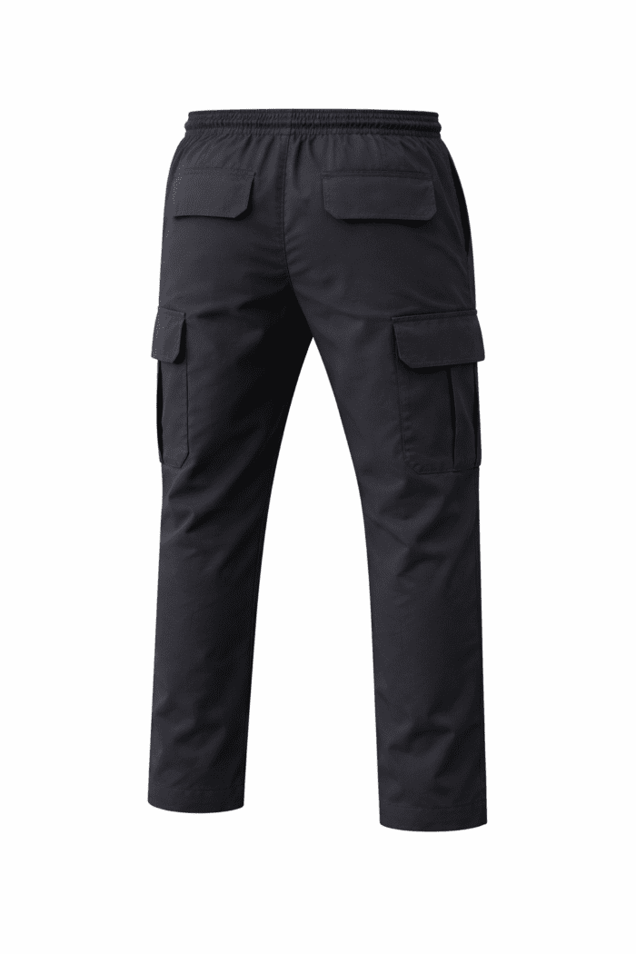 Antrasit Gri Kargo Cepli İş Pantolonu – Gabardin Kumaş Düz Paça Dayanıklı Model - Görsel 3