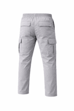 Gri Kargo Cepli İş Pantolonu – Gabardin Kumaş Düz Paça Dayanıklı Model - Görsel 2