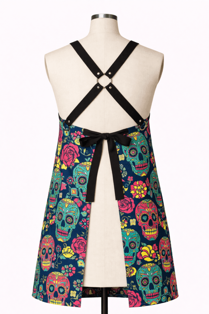 Desenli Barista İş Önlüğü Tasarımı