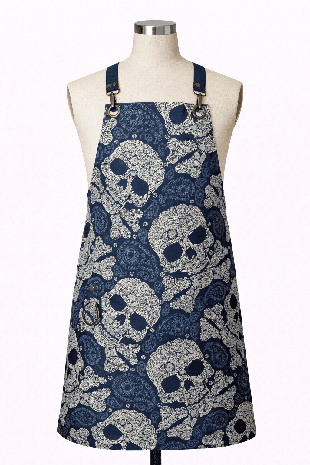 vintage-kurukafa-sal-desenli-barista-onlugu Vintage Barista Önlüğü Modelleri - ProÜniforma