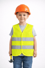 Çocuk Reflektörlü İş Güvenliği İkaz Yeleği - Görsel 2