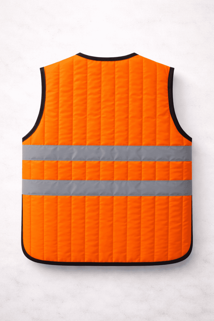 Turuncu Reflektif Usta Yeleği – Çok Cepli Profesyonel Saha Yeleği - Görsel 3