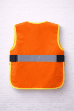 Turuncu Çocuk Reflektörlü Güvenlik Yeleği – Hi-Vis Okul ve Gezi Modeli - Görsel 3