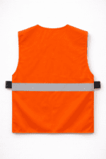 Turuncu Reflektörlü İş Güvenliği Yeleği – Hafif Hi-Vis Saha Yeleği - Görsel 3