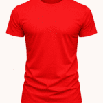 Kırmızı Penye Tişört - Toptan Yuvarlak Yaka İmalat | ProÜniforma