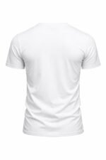 Beyaz Yuvarlak Yaka İş Tişörtü – Pamuklu Nefes Alabilir Dayanıklı İşçi Tişörtü - Görsel 2