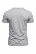 Gri Yuvarlak Yaka İş Tişörtü - Toptan Logo Baskılı | ProÜniforma