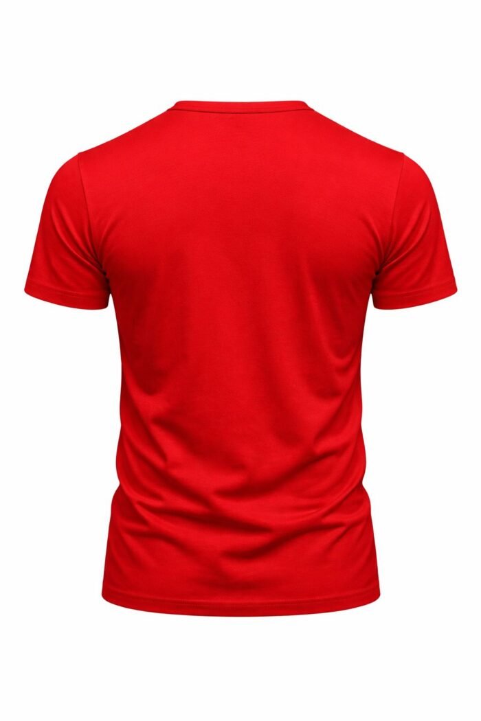 Kırmızı Penye Tişört - Toptan Yuvarlak Yaka İmalat | ProÜniforma