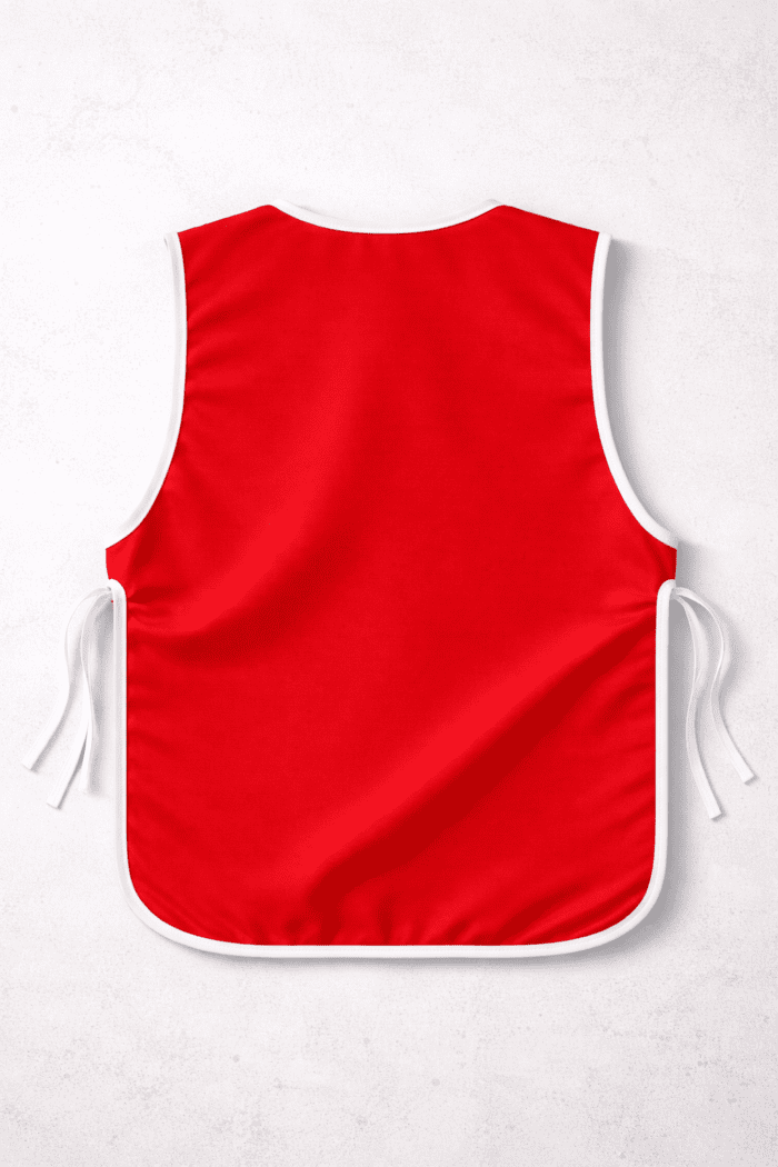 Kırmızı İkaz Yeleği – Organizasyon & Görevli Personel Yeleği - Görsel 3