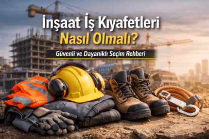 inşaat iş kıyafetleri için reflektörlü yelek, baret, iş ayakkabısı ve dayanıklı iş giyim ekipmanları