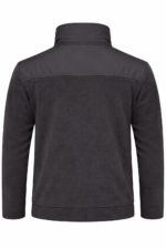 Antrasit gri iş poları önden görünüm softshell destekli model