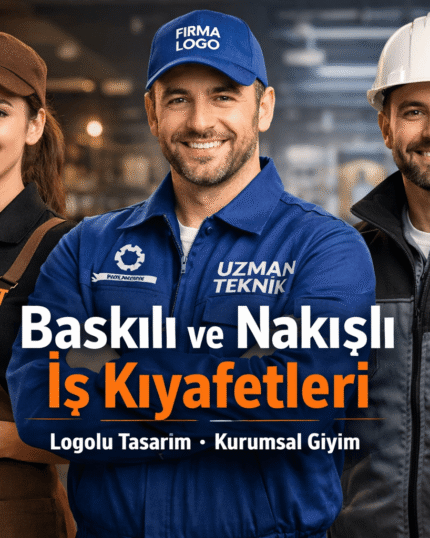 baskılı ve nakışlı iş kıyafetleri logolu personel üniforma modelleri