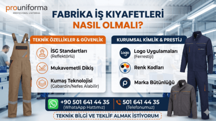 Dayanıklı fabrika iş kıyafetleri ve kurumsal teknik iş elbiseleri rehberi