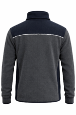 Erkek polar ceket fermuarlı sırt ve dikiş detayları