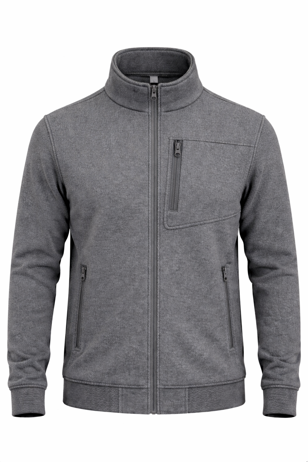 Gri 3 Cepli Polar Ön Görünüm Fonksiyonel Tasarım Gri 3 cepli polar önden görünüm tactical tasarım