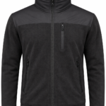 Antrasit gri iş poları önden görünüm softshell destekli model