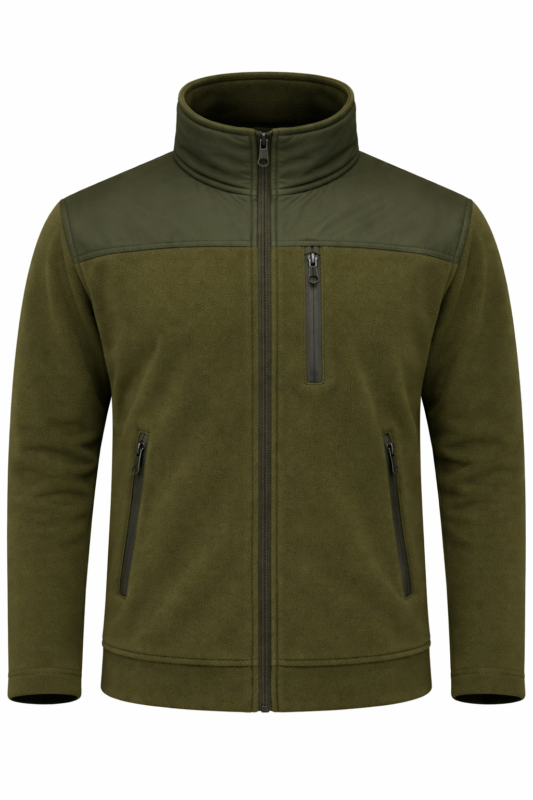 Haki softshell iş poları önden görünüm su itici tactical model