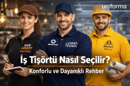 İş tişörtü nasıl seçilir rehberi, konforlu ve dayanıklı iş tişörtü önerileri ProUniforma