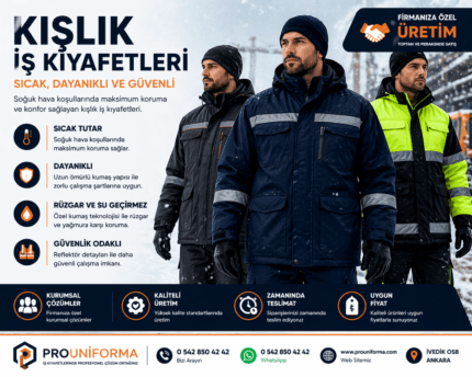 kışlık iş kıyafeti üretimi ve toptan kışlık iş kıyafetleri