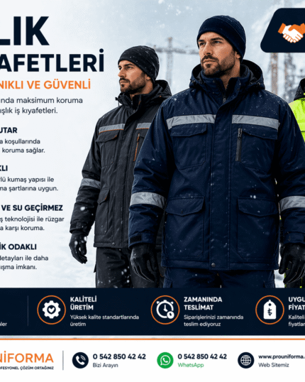 kışlık iş kıyafeti üretimi ve toptan kışlık iş kıyafetleri