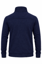 Lacivert 3 cepli polar sırt ve dikiş detayları