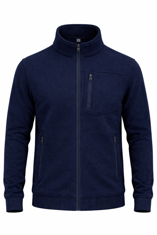 Lacivert 3 cepli polar önden görünüm navy tactical tasarım