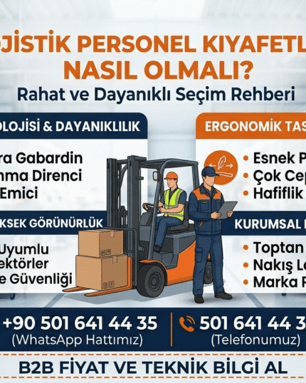 Lojistik personel kıyafetleri ve kurumsal depo üniformaları
