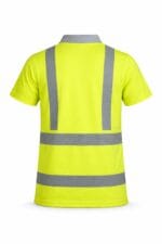 Reflektörlü Fosforlu Polo İş Tişörtü – Yüksek Görünürlük - Görsel 2