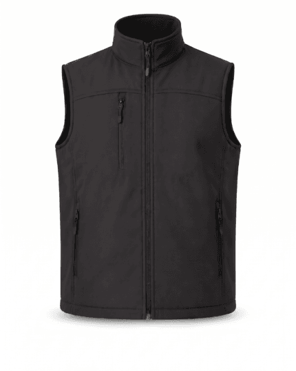 Siyah Softshell İş Yeleği - Su ve Rüzgar Geçirmez ProUniforma