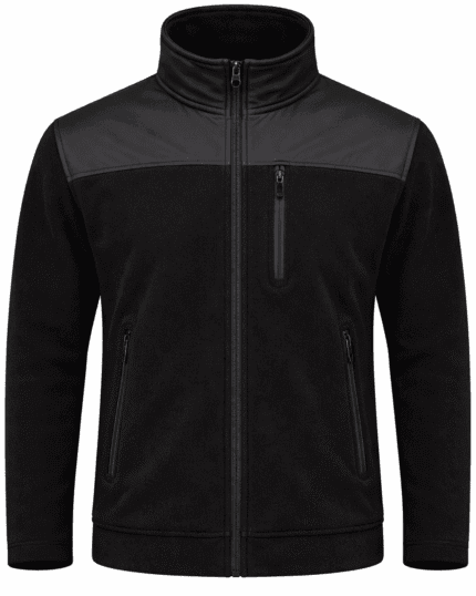 Softshell görünümlü iş poları önden görünüm su itici tactical model