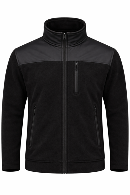 Softshell görünümlü iş poları önden görünüm su itici tactical model