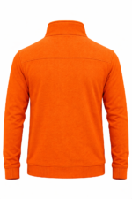 Turuncu 3 cepli polar sırt ve dikiş detayları