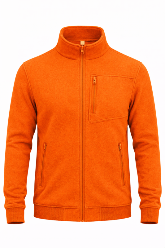 Turuncu 3 cepli polar önden görünüm hi-vis tactical tasarım