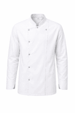 beyaz şef ceketi uzun kollu çıtçıtlı profesyonel aşçı ceketi