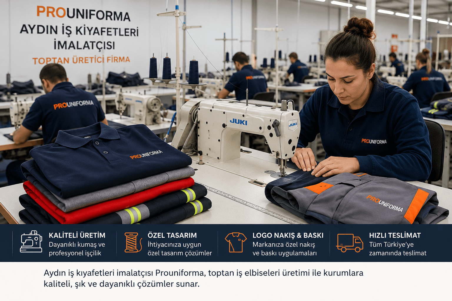 Aydın iş kıyafetleri imalatçısı toptan üretim