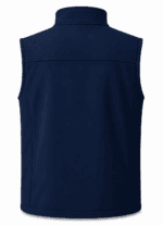 Su ve Rüzgar Geçirmez Düz Lacivert Softshell İş Yeleği - Görsel 2