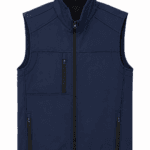Su ve Rüzgar Geçirmez Düz Lacivert Softshell İş Yeleği