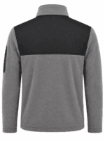 Gri İş Poları – Dayanıklı Softshell Destekli Model - Görsel 2