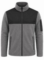 Gri İş Poları – Dayanıklı Softshell Destekli Model