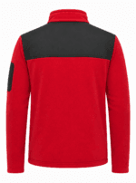 Kırmızı Siyah İş Poları – Dayanıklı Softshell Destekli Model - Görsel 2